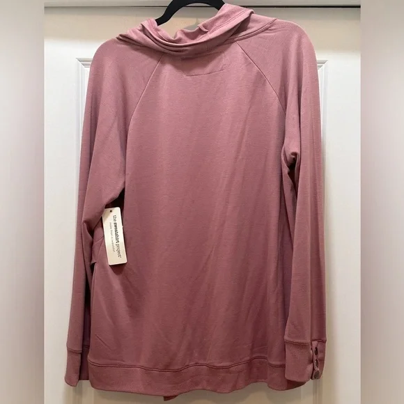 Women’s Blush Pink Cowl Neck Sweater - XL - NWT - The Sweatshirt Project - Picture 3 of 8